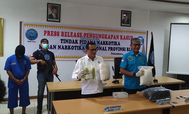 BNN Riau Kembali Tangkap Kurir Sabu-sabu