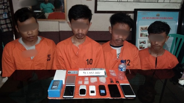 4 Remaja Dibekuk Akibat Narkoba