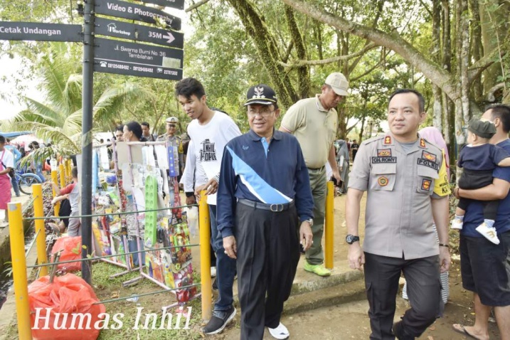 Bupati Inhil Ajak Masyarakat Jaga Taman