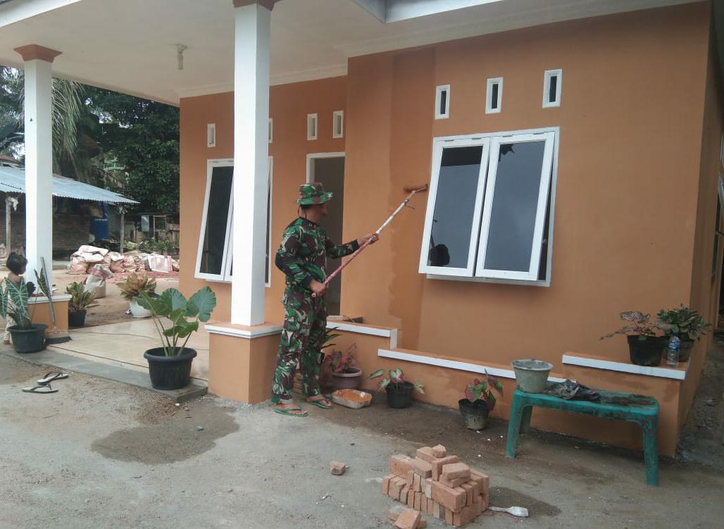 Rumah Dede Anggraini Selesai Direnovasi Melalui Program TMMD
