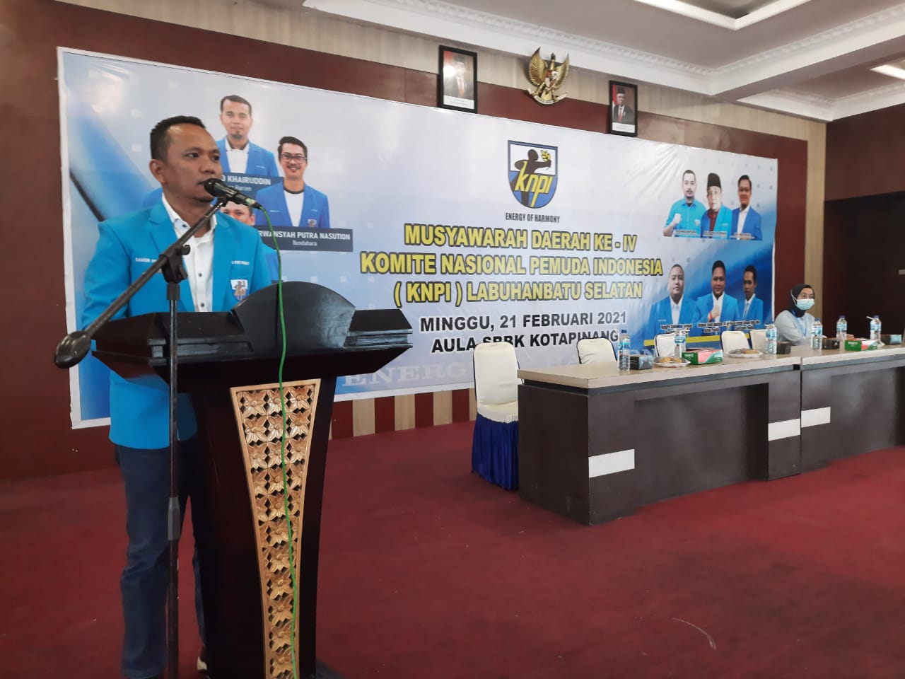 Ketua KNPI Sumut Buka Langsung Musda Ke IV KNPI Labusel