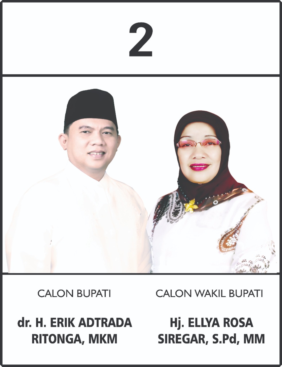 Pasangan ERA Menang di Pemilihan Bupati dan Wakil Bupati Labuhanbatu