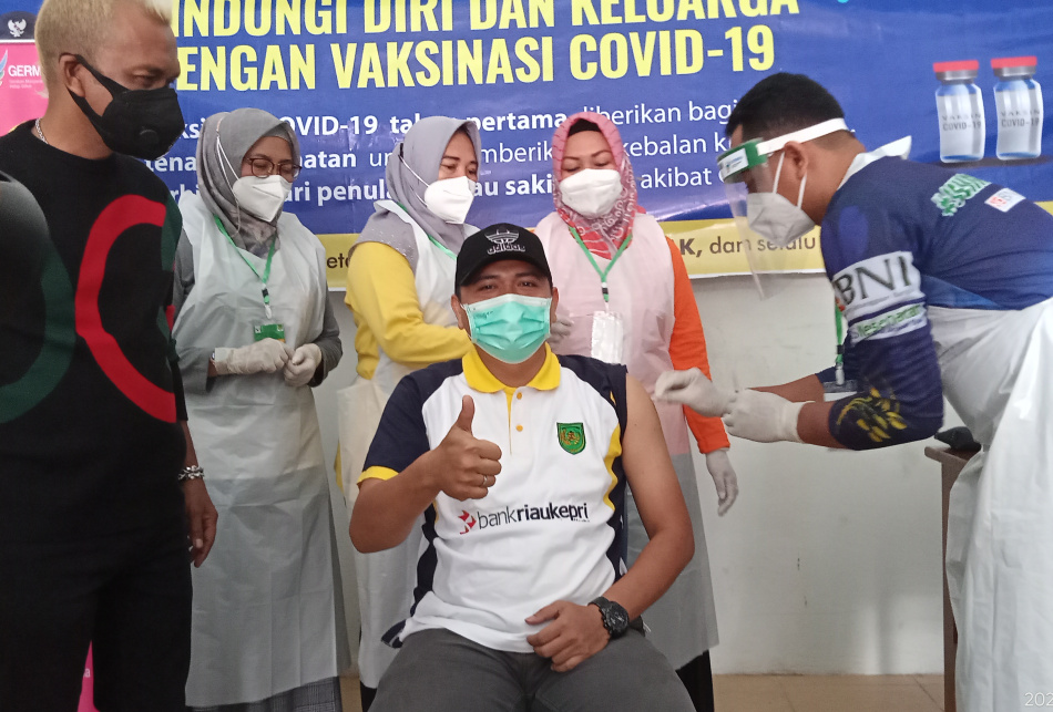 Pedagang Pasar di Tembilahan Segera Divaksin Covid-19