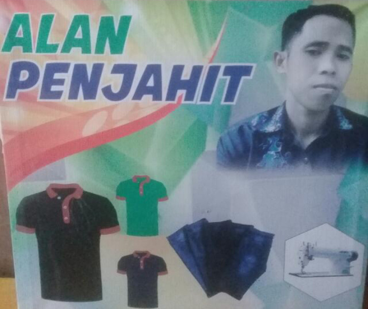 Pandemi Covid-19, Alan Penjahit Antar-Jemput Jahitan Wilayah Tembilahan