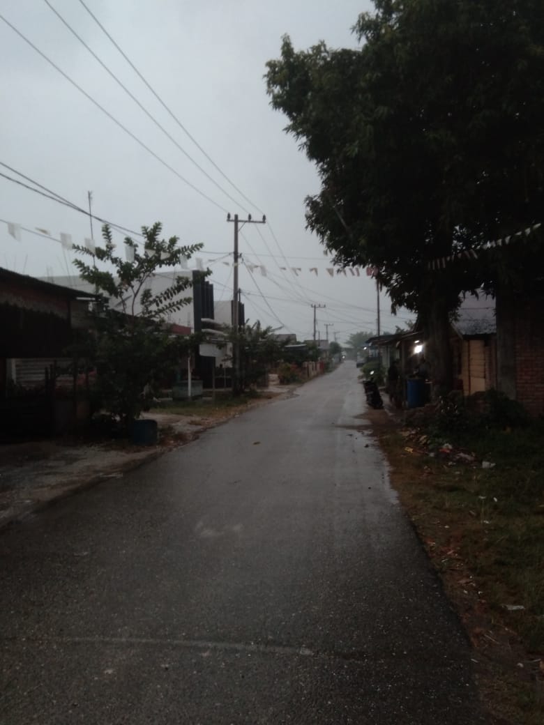 Hujan Turun Kabut Asap Hilang, Langit Kembali Biru