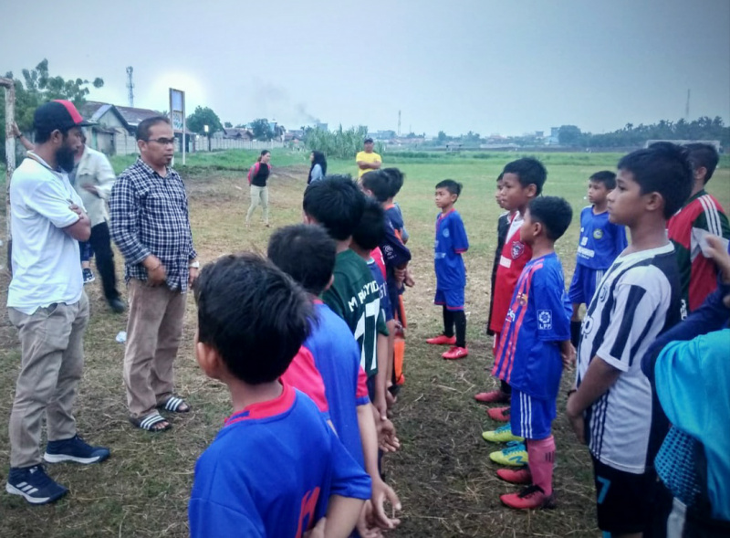 Jelang Turnamen di Sumbar SSB Dumai Junior Matangkan Persiapan