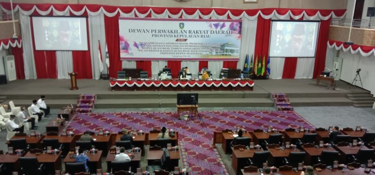 DPRD Kepri Gelar Rapat Paripurna Penyampaian Laporan Keuangan TA 2019