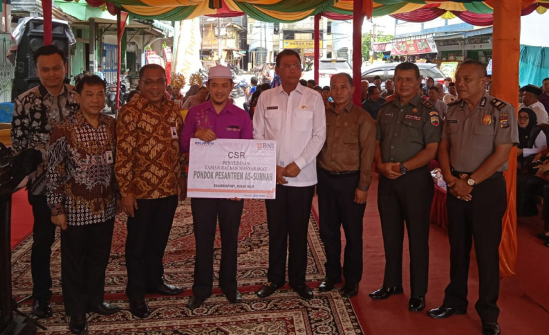 Bupati Suyatno Berharap Bank BNI Berikan Pelayanan Terbaik Kepada Nasabah Rohil