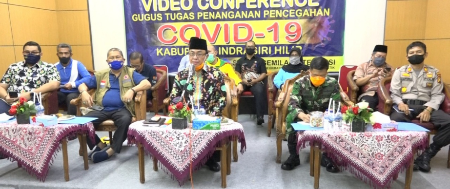 Bupati Inhil Resmikan Pasar Kecamatan Secara Virtual