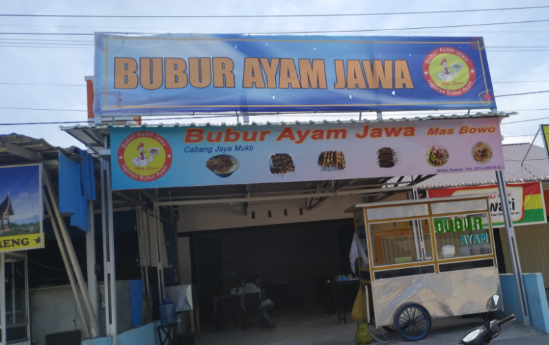 Yuk Warga Dumai, Cobain Bubur Ayam Jawa Mas Bowo