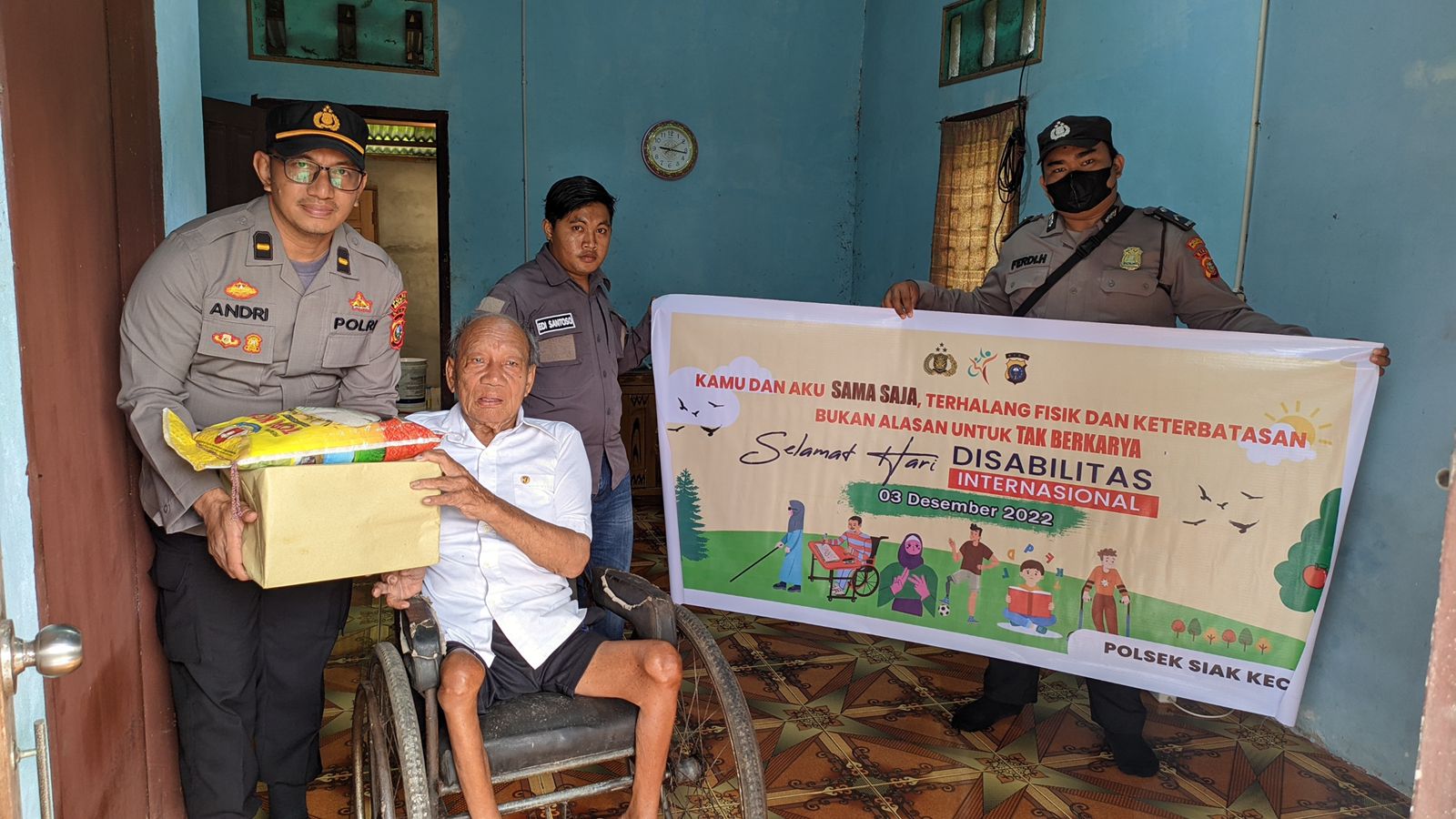 Kapolres Arahkan Jajarannya Laksanakan Bansos Di Wilayah Kabupaten Bengkalis.