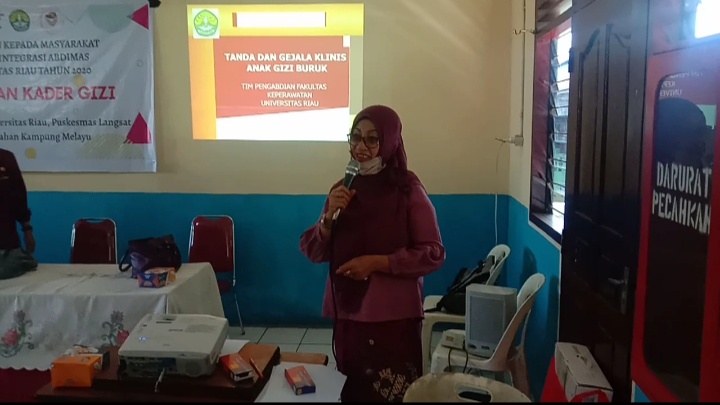 Tim Pengabdian UNRI Gelar Pelatihan Kader Gizi Untuk Mencegah Terjadinya Stunting