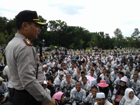 Kapolres Kuansing Janji Usut Dana Sertifikasi Membuat Guru Lega