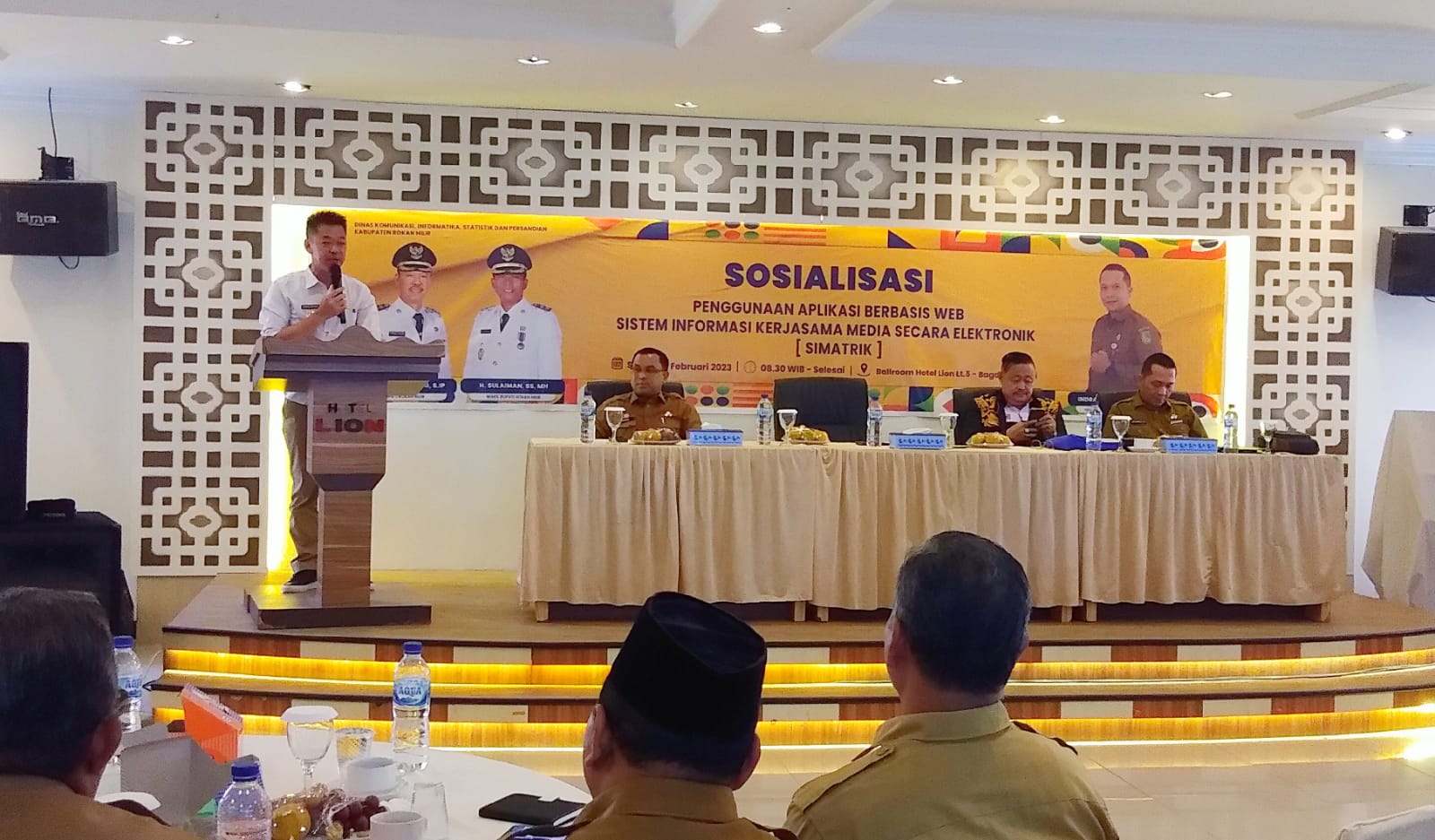 Pemkab Rohil Sosialisasi Kerjasama Media Massa Melalui Aplikasi Simatrik