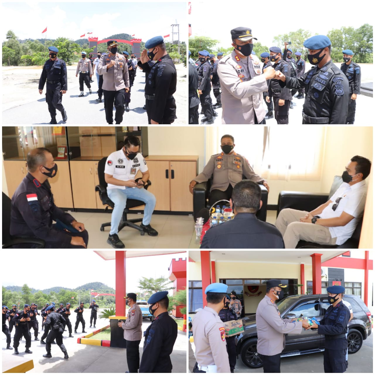 Sinergitas antara Polres Karimun dengan satuan Brimob semakin erat