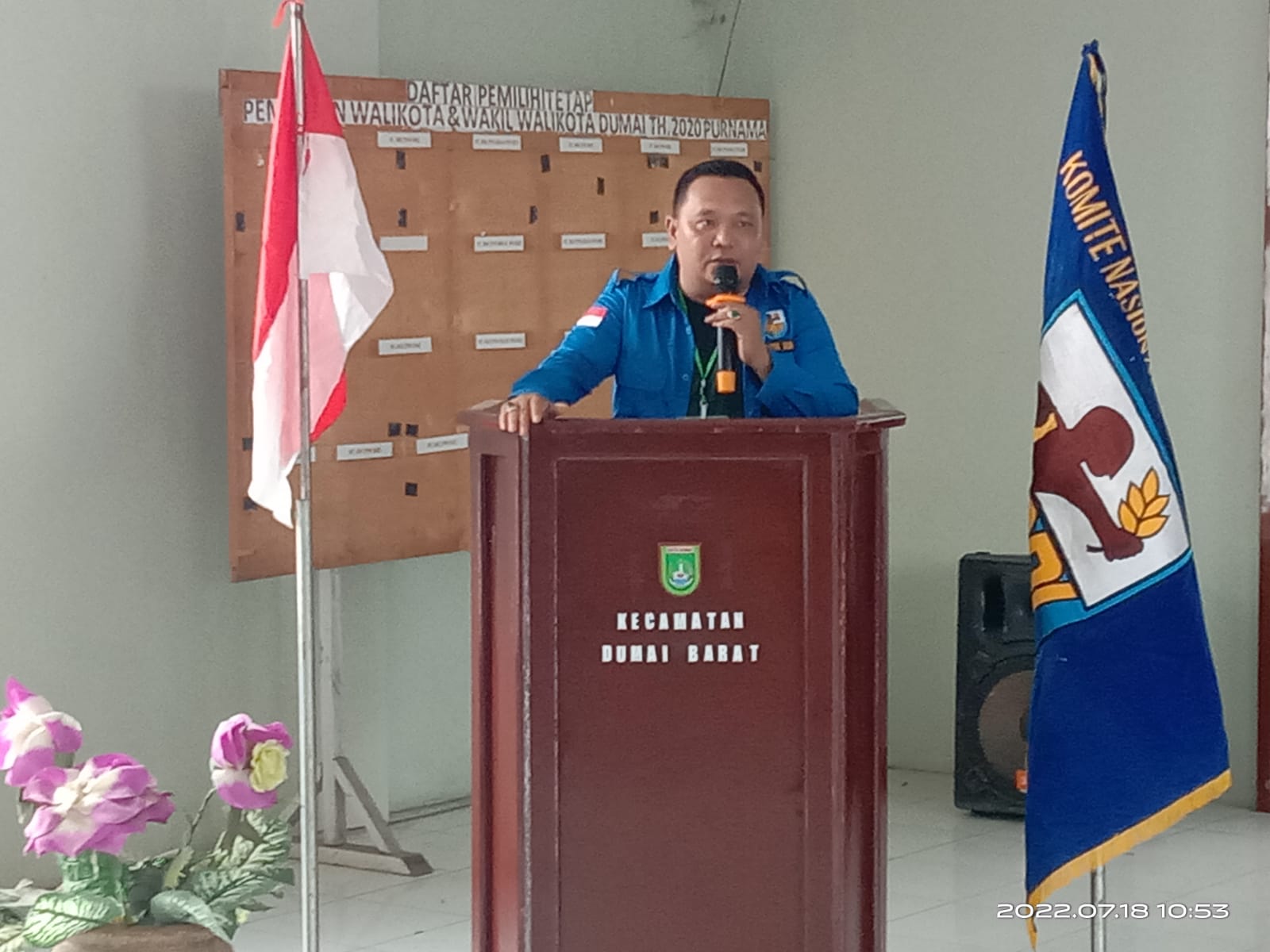 Musyawarah KNPI Kecamatan Dumai Barat Sukses, Rio Ucapkan Terima Kasih