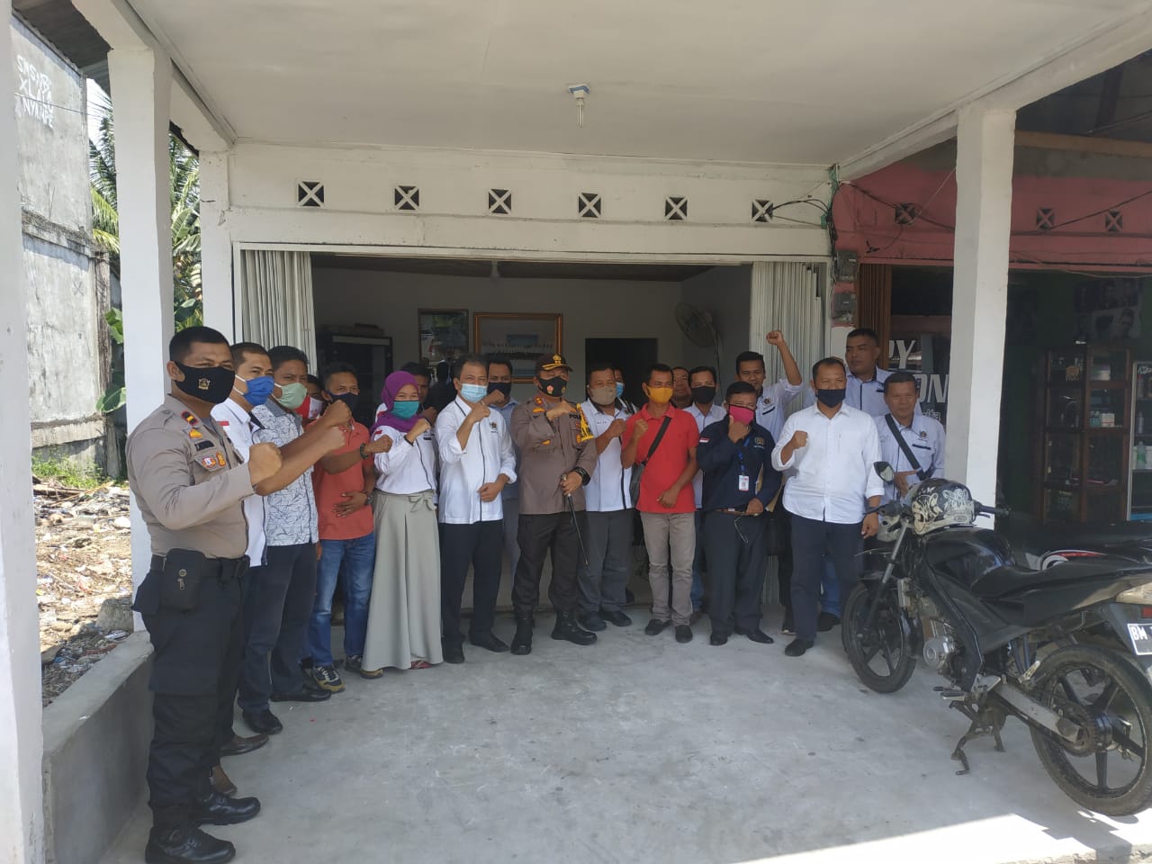 Kapolres AKBP Taufik Lukman Kunjungi Kantor PWI Rohul