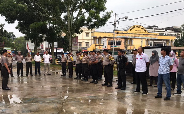Kapolres Kuansing Keliling Seluruh Polsek, Pastikan Kesiagaan Personil