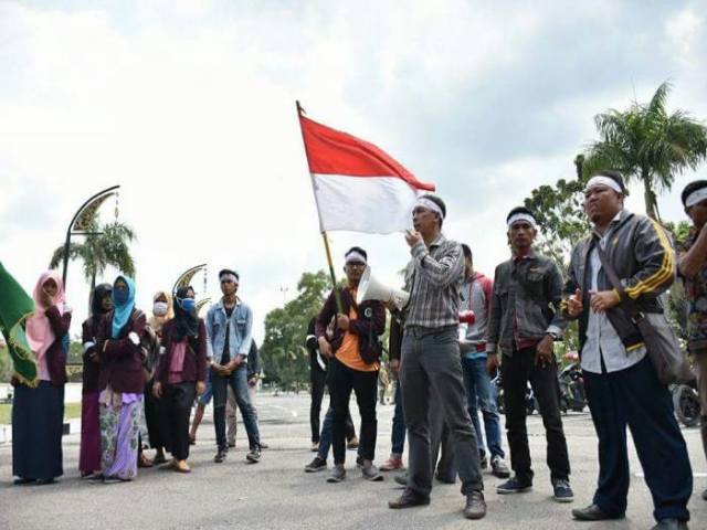 Masyarakat Dumai Suarakan Proyek PGN Di Gedung DPRD