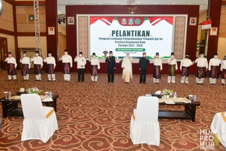Lantik Pengurus LPTQ 2021-2024, Ini Pesan Gubernur Kepri