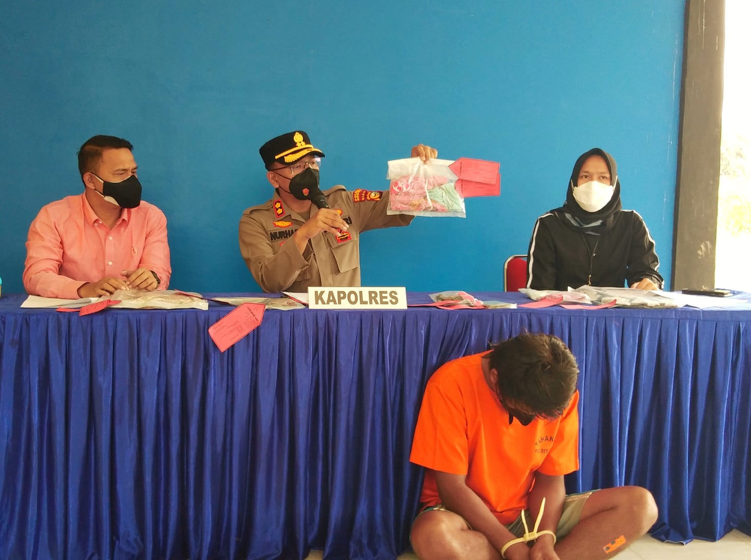 Pelakunya Duda, Polres Rohil Pres Release Kasus Pencabulan Anak Dibawah Umur