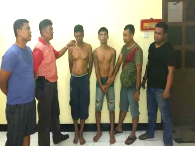 Polsek Bengkalis Tangkap 2 Warga Wonosari, Sabu dan Ganja Diamankan