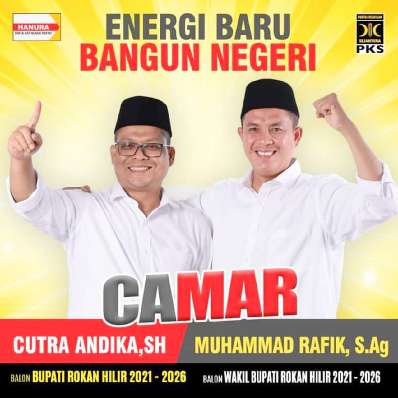 Jargon Camar Janjikan Energi Baru Untuk Masyarakat Rohil Lebih Baik