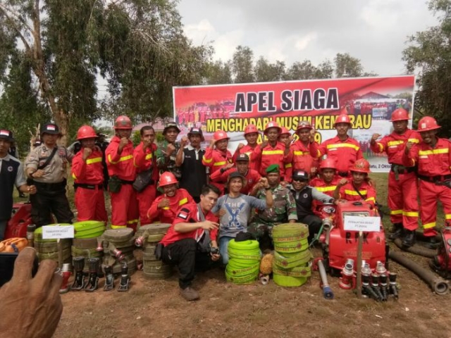 Apel Siaga Bengkalis Dumai Hadapi Musim Kemarau
