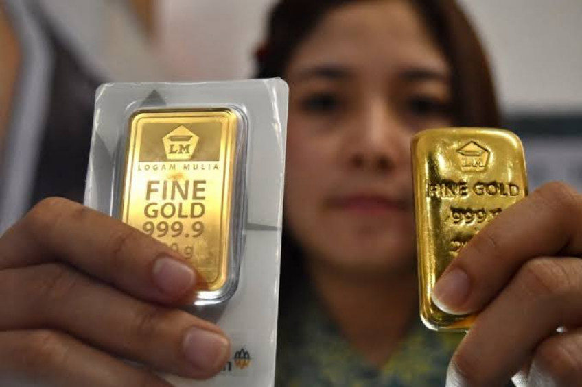 Harga Emas Sedikit Menurun
