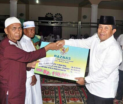 Kunjungan Safari Ramadhan Wabup Rohul di Desa Muara Musu