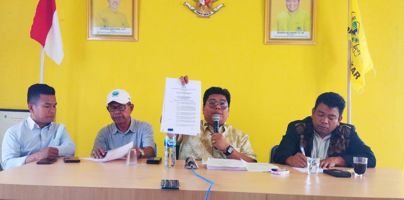 Dituding Palsukan Tandatangan, KSB Golkar Rohil Bantah Tuduhan Ibnu Irhas