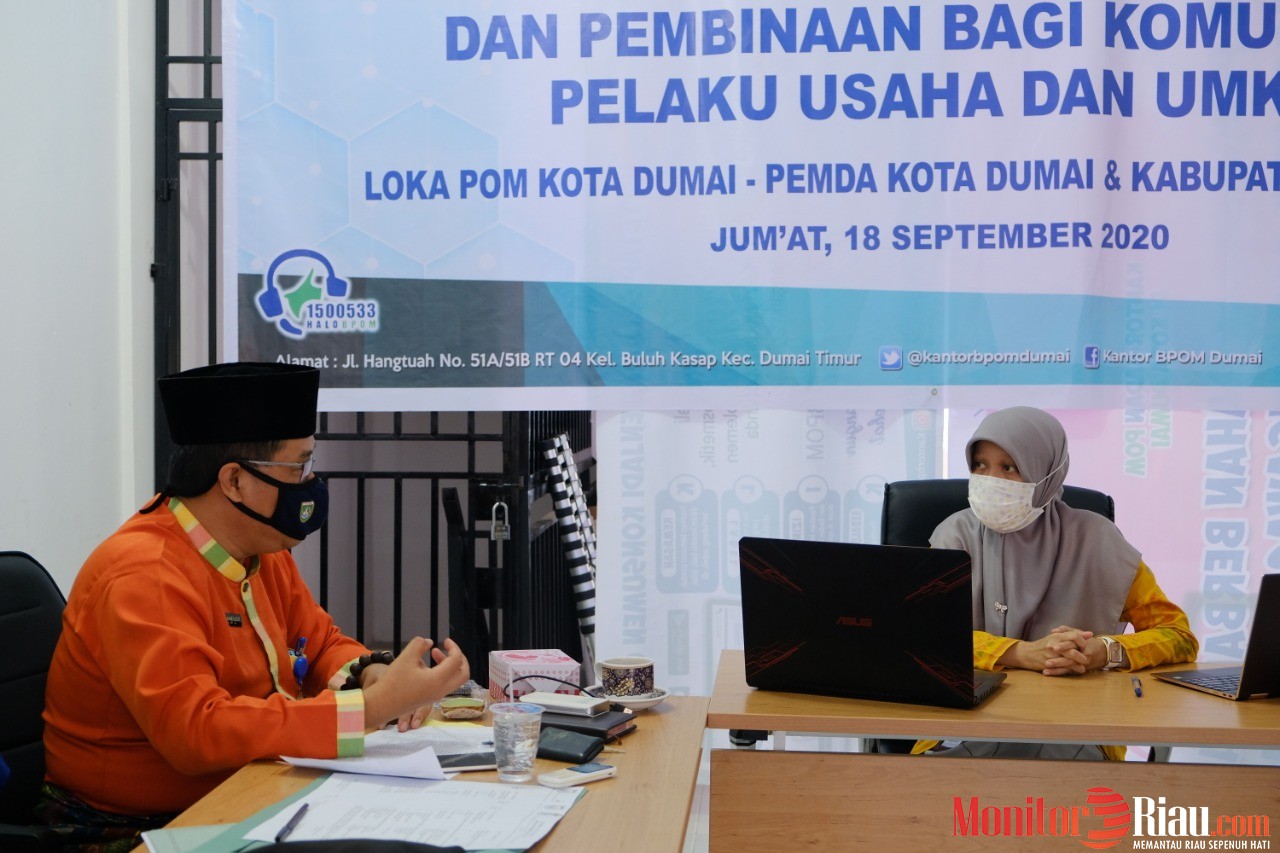 Komunitas dan Pelaku Usaha UMKM dapat Pembinaan BPOM Dumai
