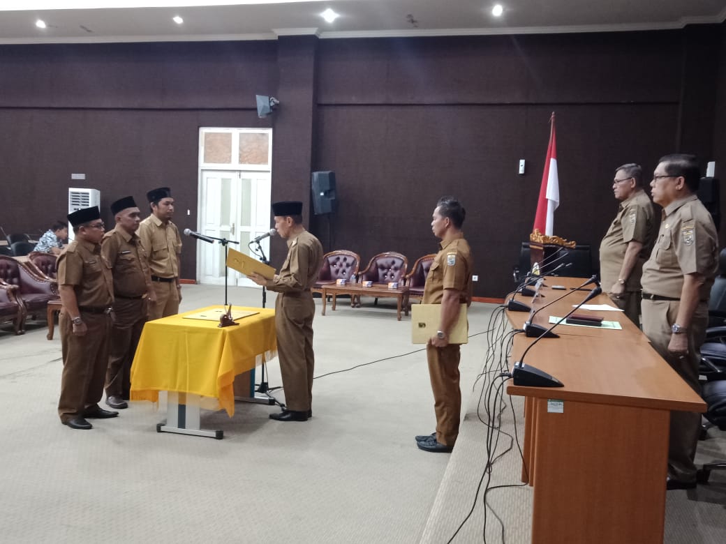 3 Pejabat Kabupaten Pelalawan Setingkat Esellon III di Rotasi