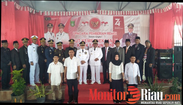 Rutan Klas IIB Dumai Gelar Upacara Pemberian Remisi dan Upacara HUT RI Yang ke 74