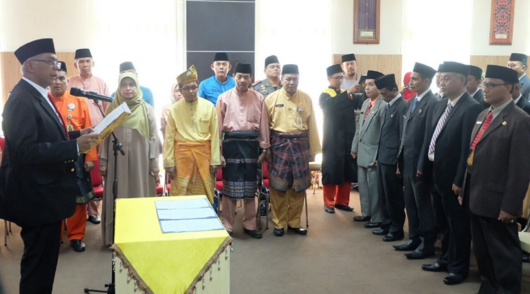 Pjs Bupati Inhil Lantik Puluhan Pejabat