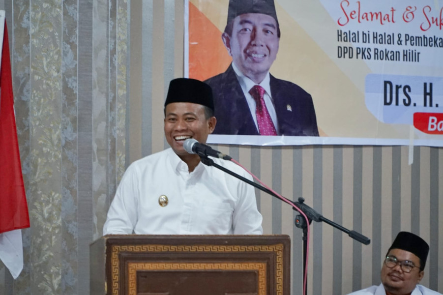 Wabup H Sulaiman Hadiri Halalbihalal DPD Partai PKS Rokan Hilir