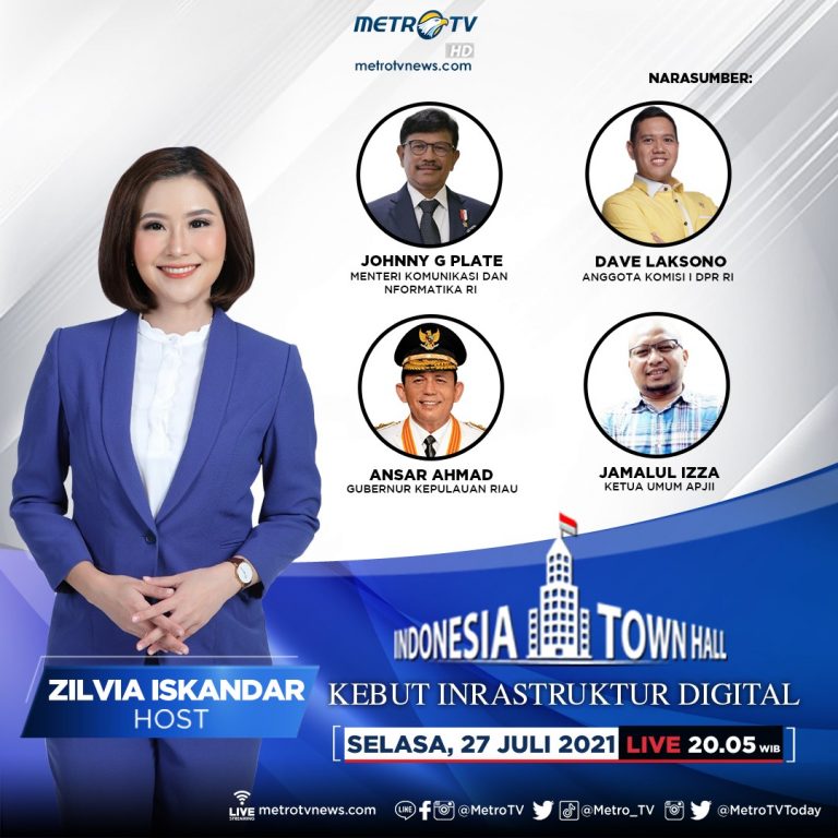 Gubernur Kepri Akan Menjadi Narasumber di MetroTV, Menuju Indonesia Digital 2024