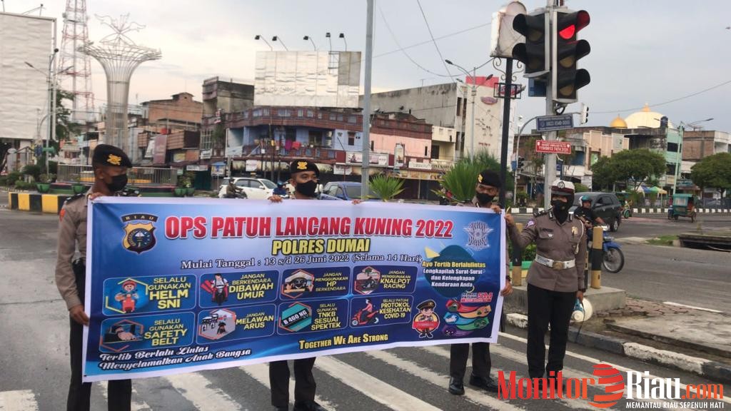 820 Kendaraan Ditilang Selama Operasi Patuh Lancang Kuning 2022