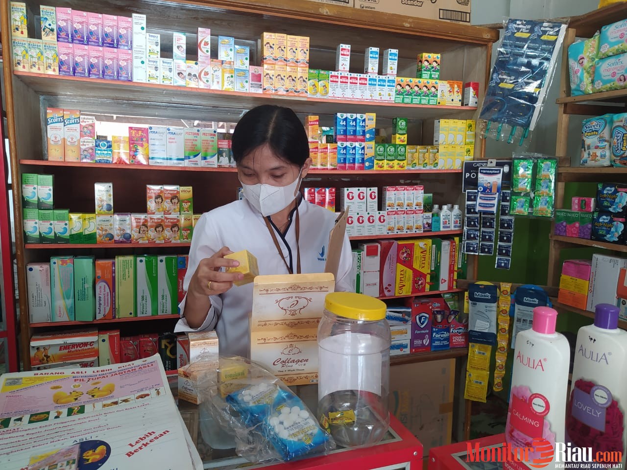 Loka POM Di Kota Dumai Gelar Aksi Penertiban Pasar dari Kosmetik Ilegal di Dumai dan Bengkalis