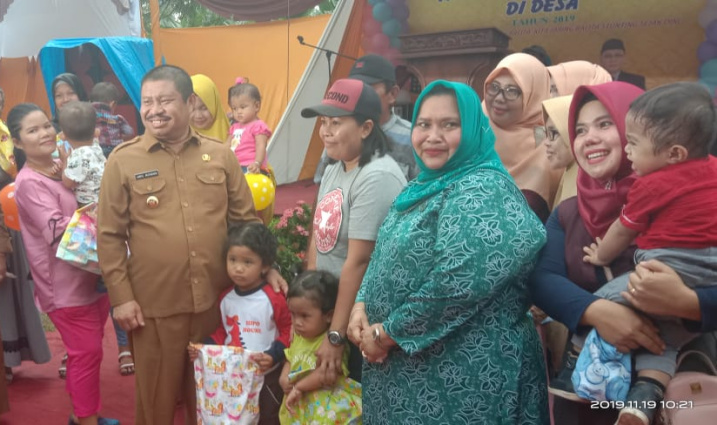 Bupati Bengkalis Intruksikan Tingkatkan Fungsi Posyandu di Desa