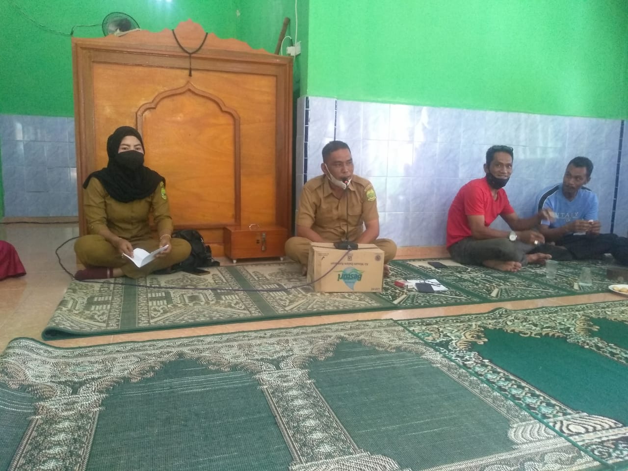 Warga Desa Jagoh, Singkep Barat Bentuk Panitia Kurban Masjid Baitussyukur
