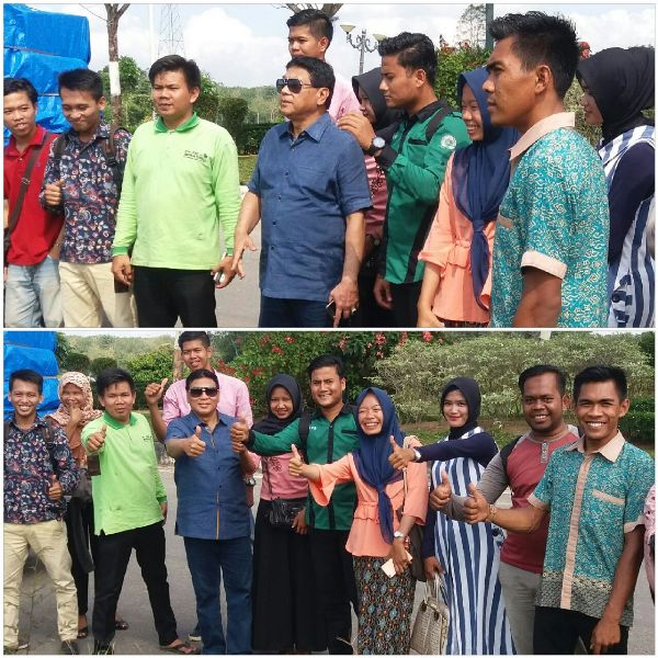 Mahasiswa Faperta Terima Tawaran Mantan Bupati Rohul