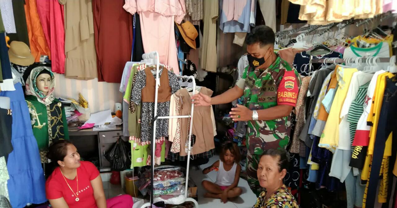 Serda Harmaini Datangi Pasar Tradisional Untuk Sosialisasi Pencegahan Covid-19