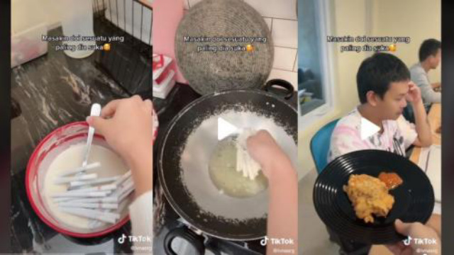 Viral Aksi Istri Goreng Rokok Pakai Tepung hingga Suami Kecele, Netizen: Aku Sebut Pemberani