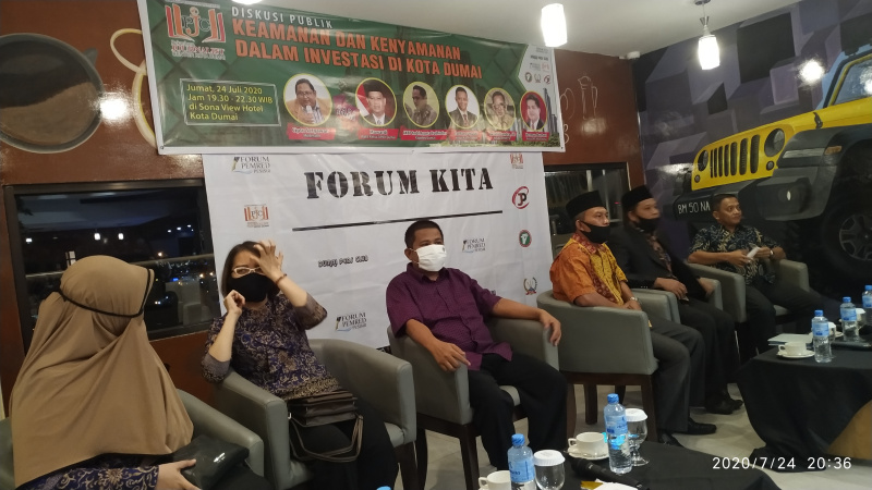 PJC Dumai Gelar Diskusi Publik Soal Keamanan dan Investasi