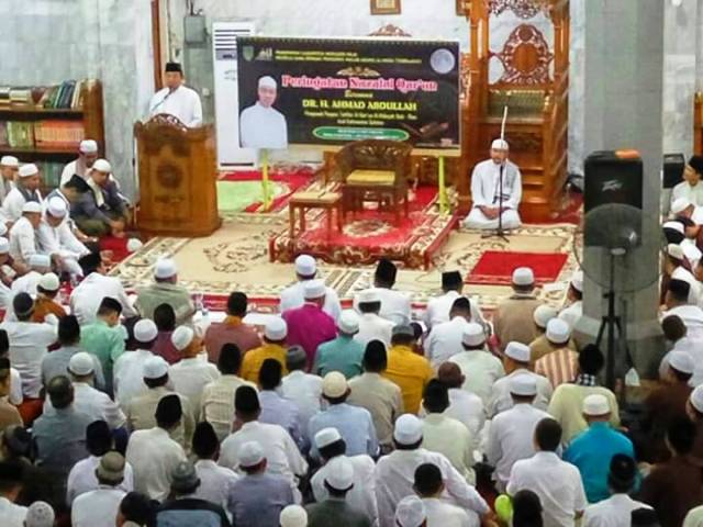 Bupati Hadiri Peringatan Nuzulul Qur'an Di Mesjid Agung Al-Huda