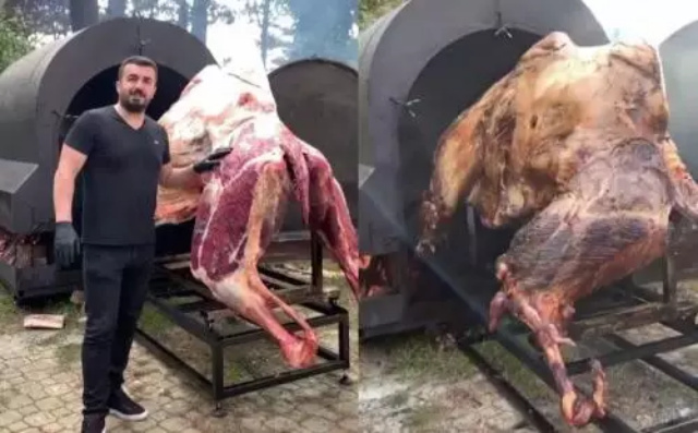 Restoran Steak Terbesar di Dunia Tunjukkan Cara Memasak Unta Secara Utuh, Tertarik Mencicipi?
