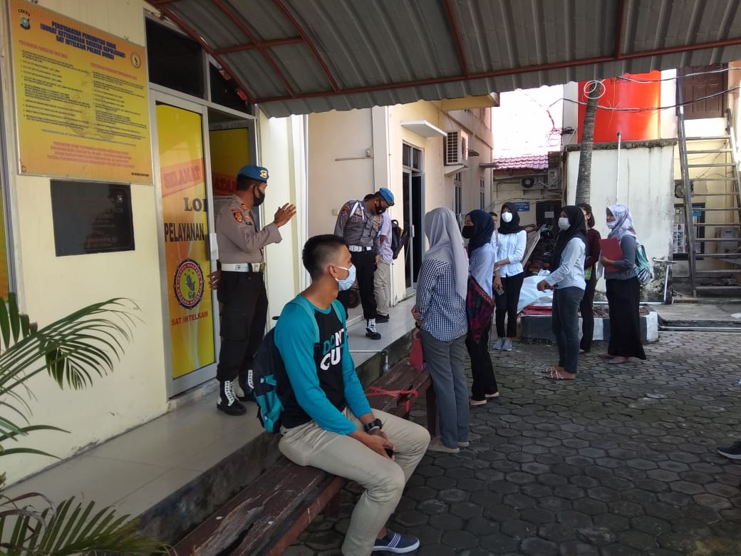 Polres Dumai Terus Laksanakan Sosialisasi Protokol Kesehatan