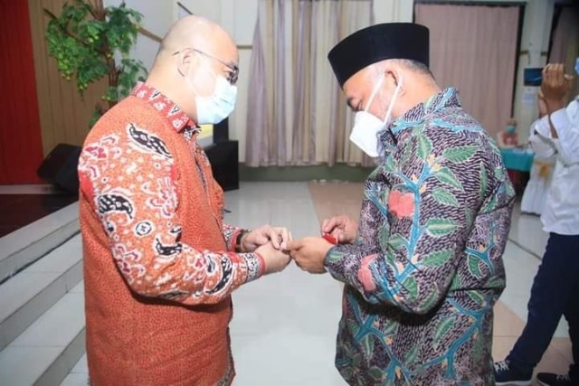 Bupati Labuhanbatu Hadiri Pisah Sambut Ketua Pengadilan Negeri Rantauprapat