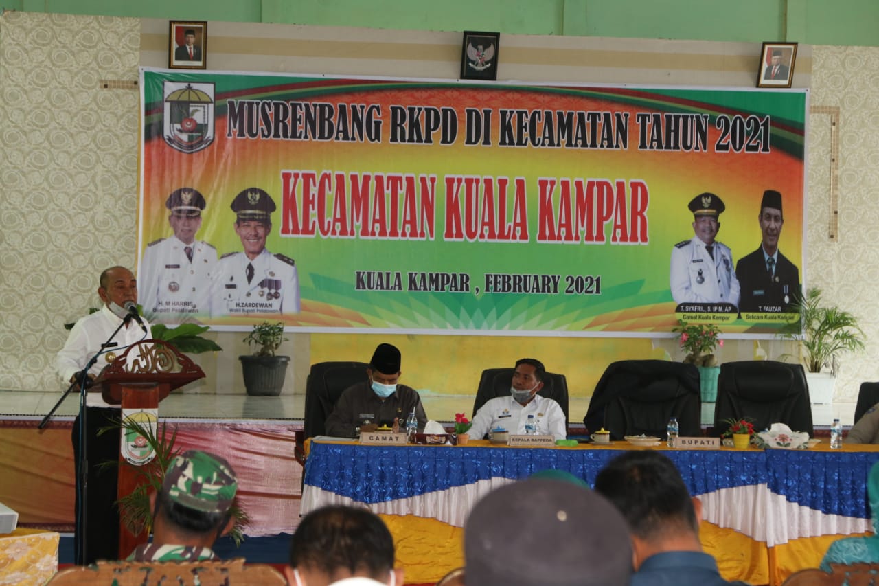 Bupati Pelalawan Hadiri Musrenbang Kecamatan Kuala Kampar